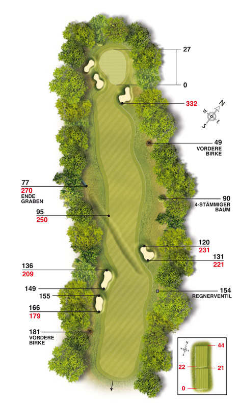 Golf-Land-Club Köln, Platzbeschreibung Loch 10