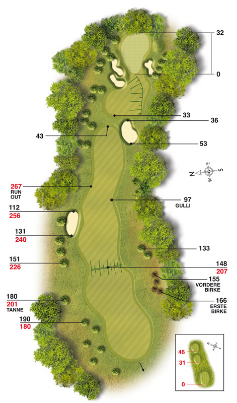 Golf-Land-Club Köln, Platzbeschreibung Loch 17