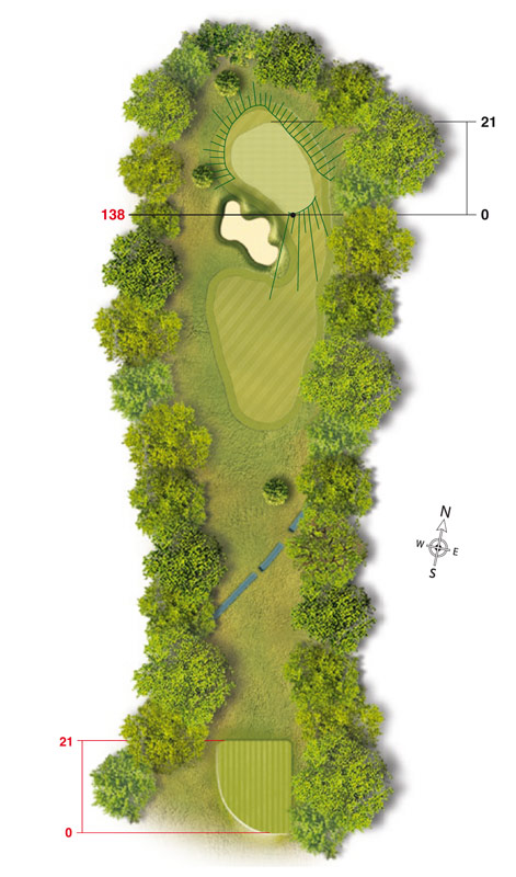 Golf-Land-Club Köln, Platzbeschreibung Loch 8